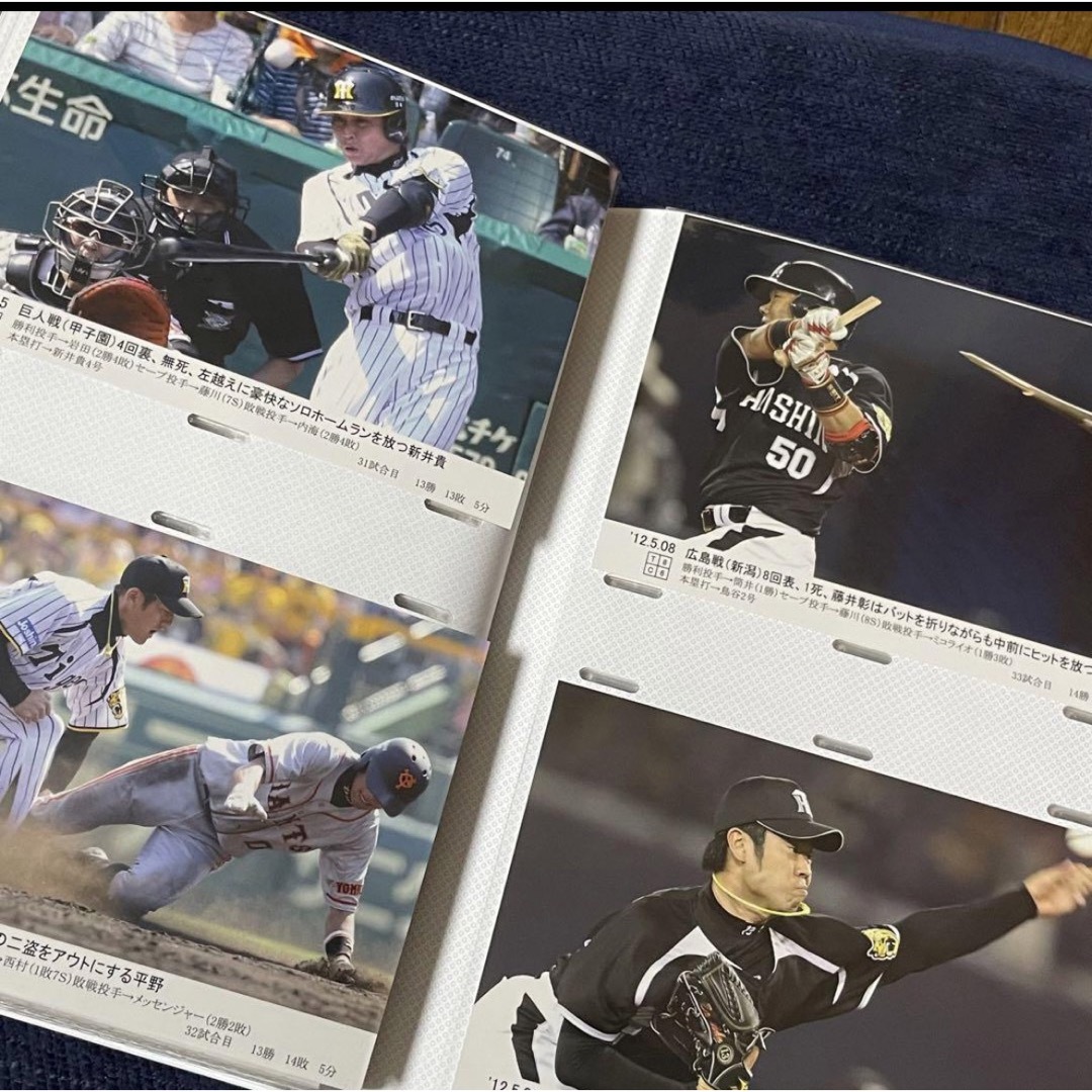 阪神タイガース(ハンシンタイガース)の 阪神タイガースの2012年版フォトアルバム+RSカード全10枚 スポーツ/アウトドアの野球(記念品/関連グッズ)の商品写真