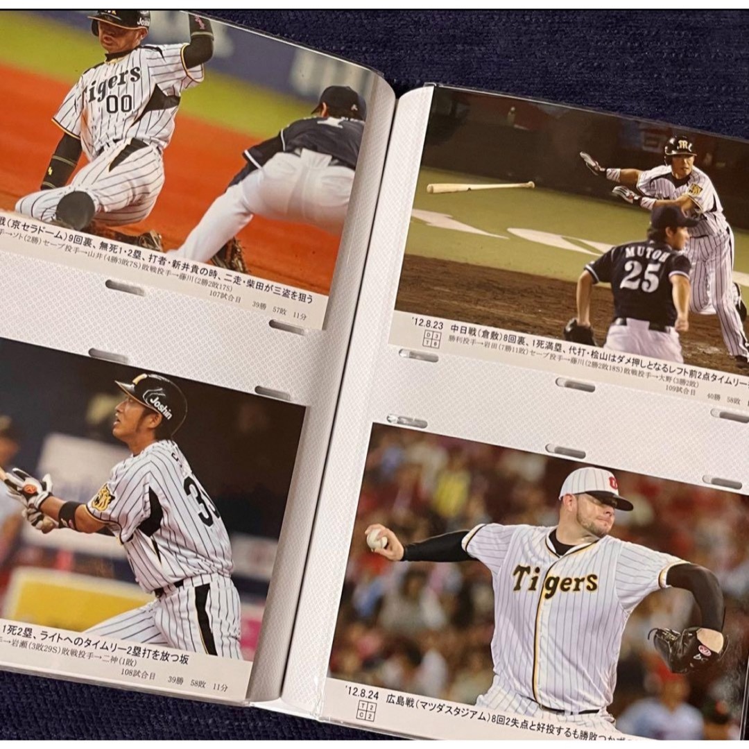 阪神タイガース(ハンシンタイガース)の 阪神タイガースの2012年版フォトアルバム+RSカード全10枚 スポーツ/アウトドアの野球(記念品/関連グッズ)の商品写真