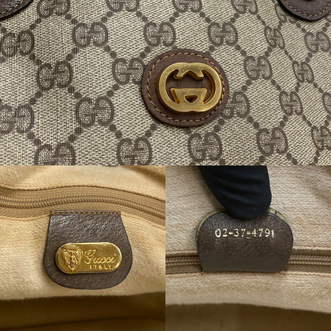 Gucci - 極 美品 GUCCI グッチ オールドグッチ シェリーライン GG 金具