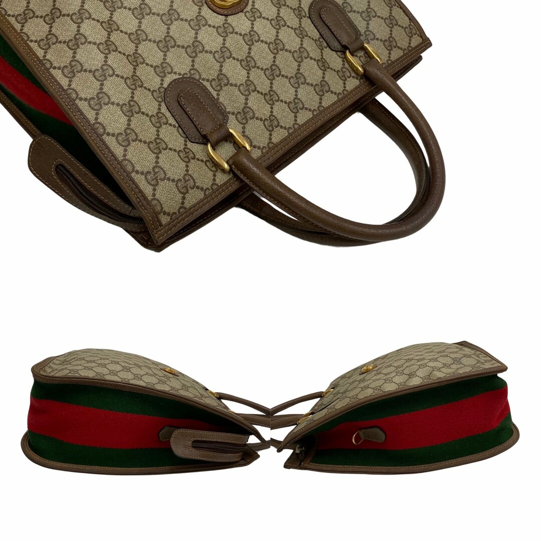Gucci - 極 美品 GUCCI グッチ オールドグッチ シェリーライン GG 金具