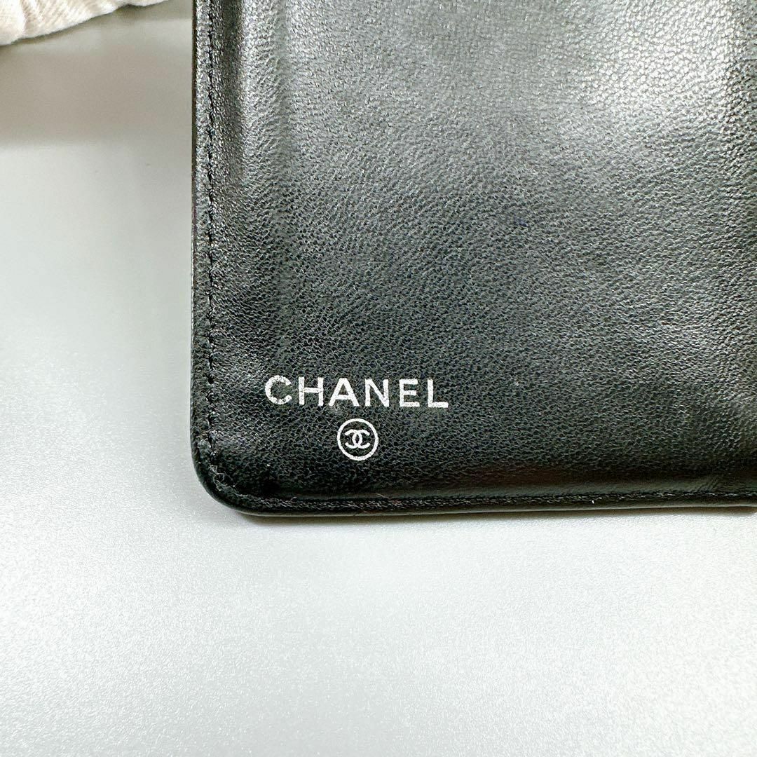 CHANEL(シャネル)の極美品 CHANEL キャビアスキン 折り財布 ココマーク SV金具 ブラック レディースのファッション小物(財布)の商品写真