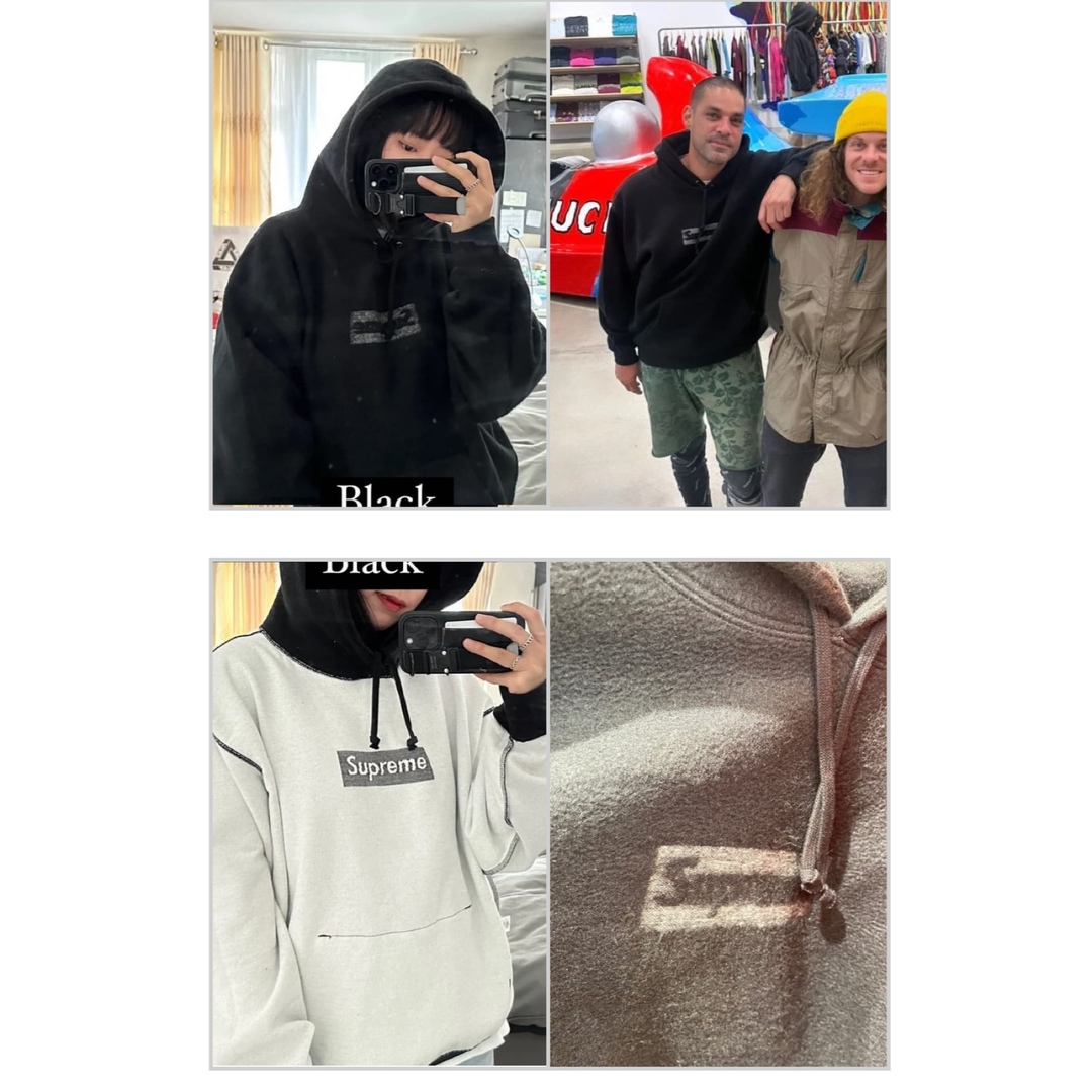 Supreme Inside Out Box Logo ブラック Sサイズ