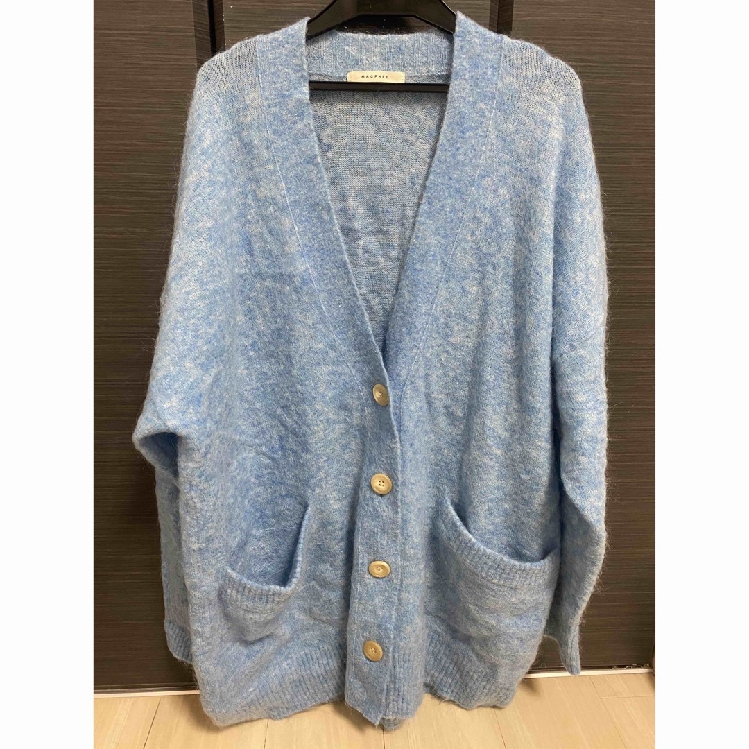 MACPHEE - MACPHEE モヘアウールロングカーディガンの通販 by MACPHEE - MACPHEE モヘアウールロングカーディガンの通販 by
