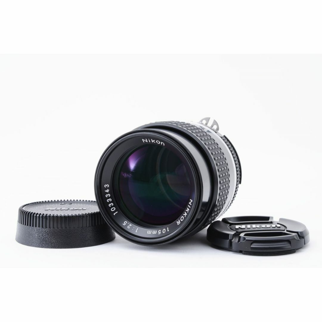 ❁完動品❁Nikon ニコン Ai 105mm F2.5  単焦点レンズ