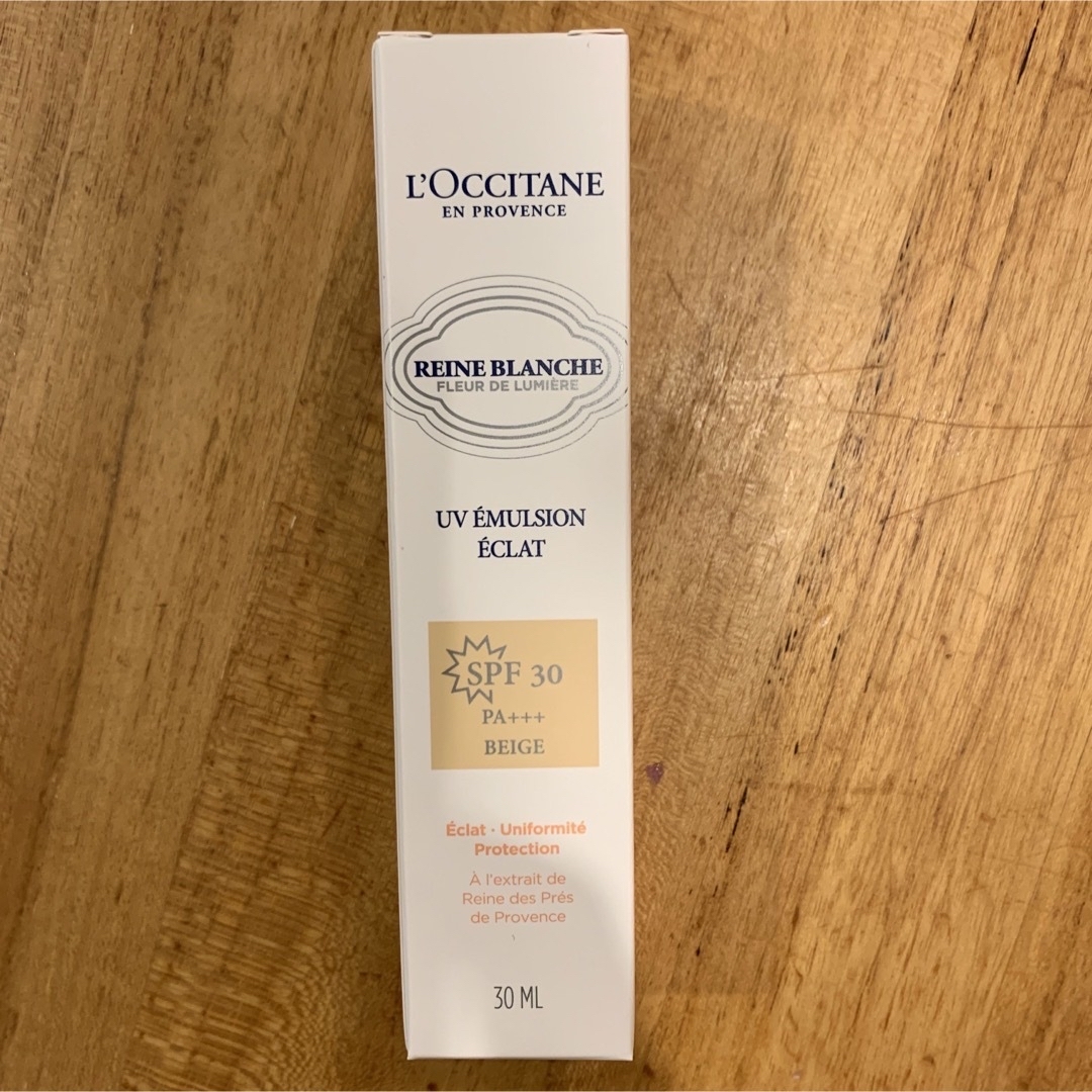 L'OCCITANE(ロクシタン)のロクシタン　レーヌブランシュ ブライト二ングUVエマルジョン ベージュ コスメ/美容のベースメイク/化粧品(化粧下地)の商品写真