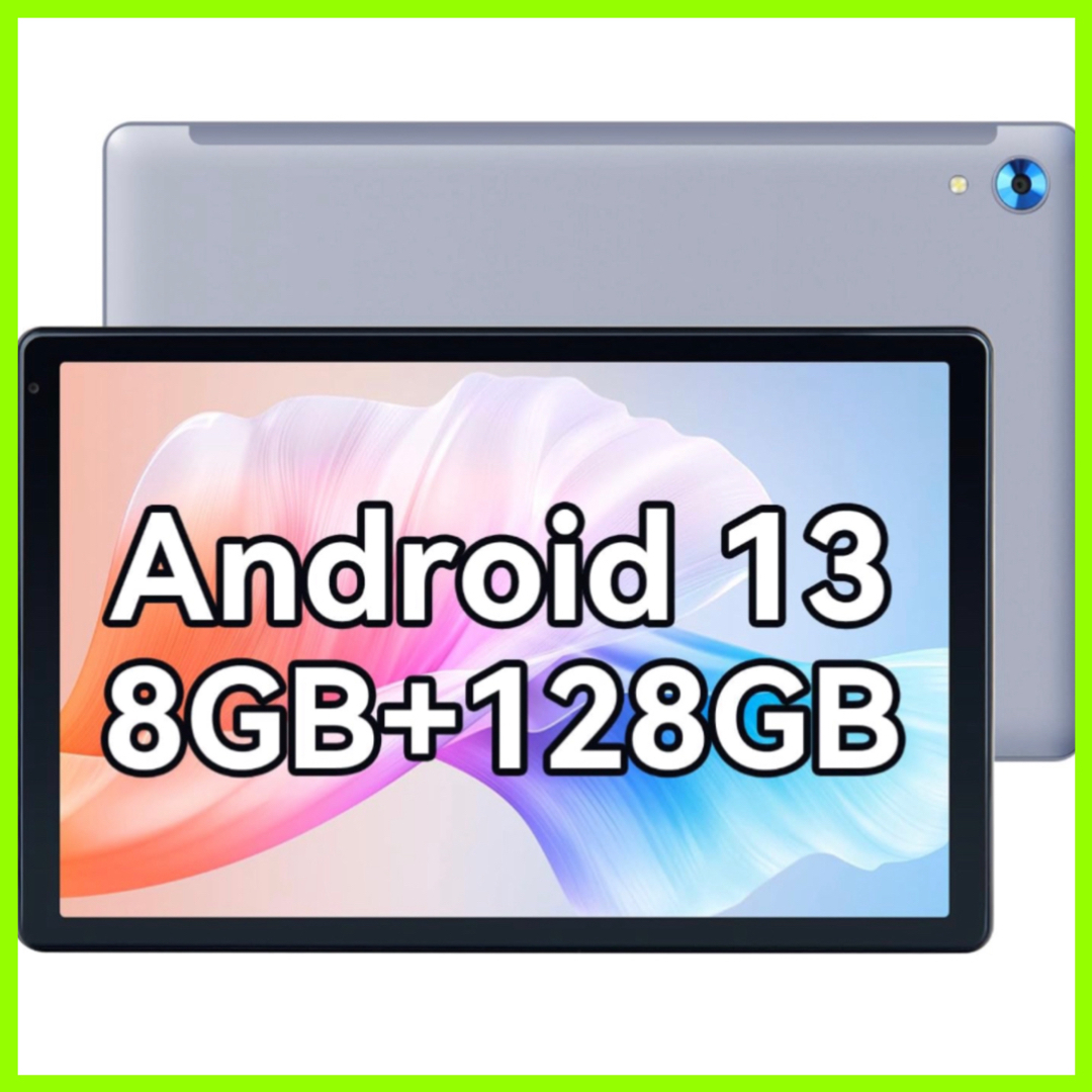 タブレット 10 インチ Android 13 8GB + 128GBの通販 by オーケイ ...