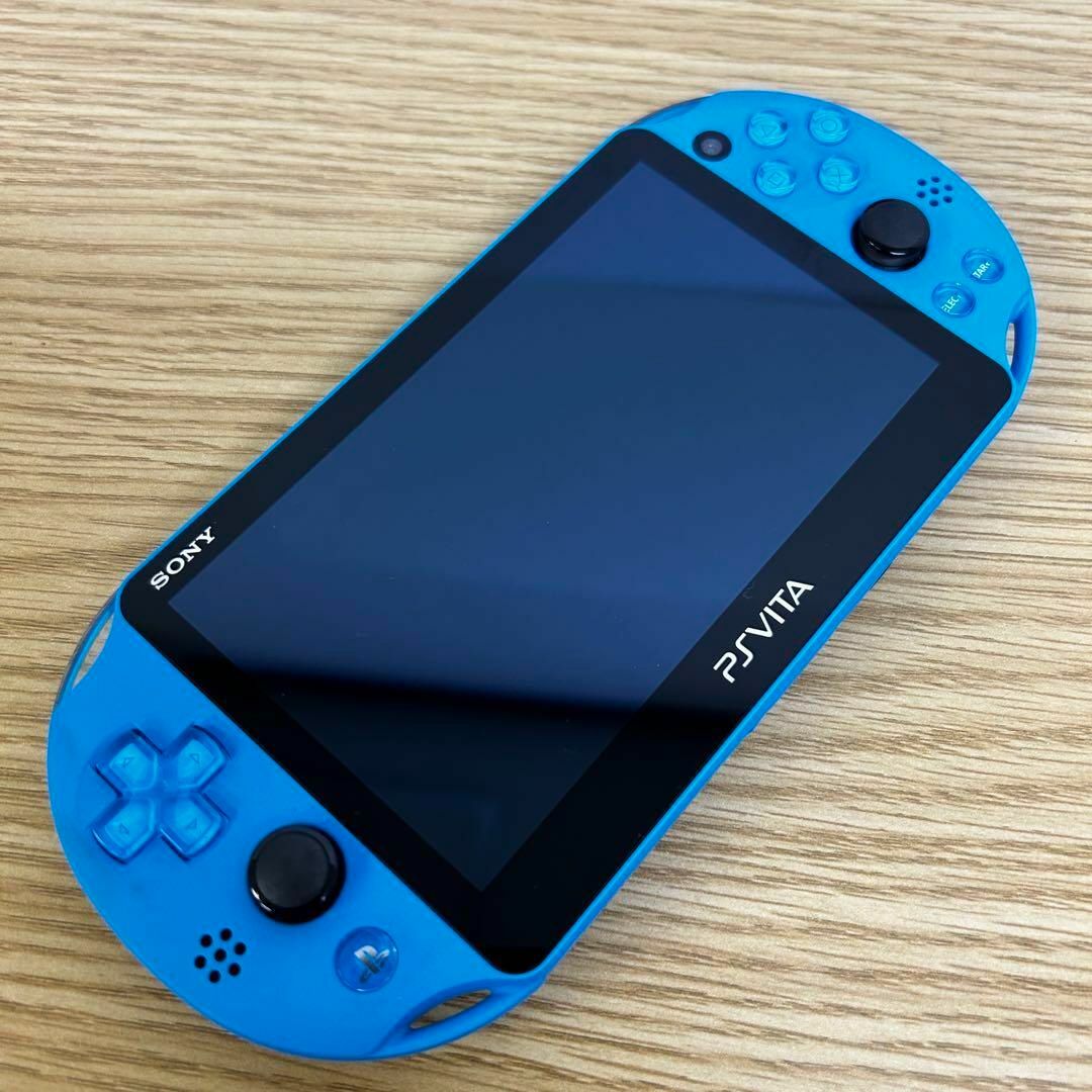 PlayStation Vita - SONY PSVITA PCH-2000 ZA23 アクアブルー 充電器