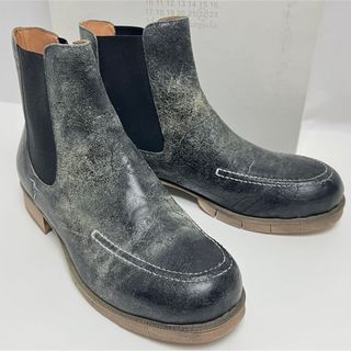 マルタンマルジェラ(Maison Martin Margiela)の43 新品 メゾンマルジェラ デストロイド サイドゴア ブーツ ダメージ 加工(ブーツ)