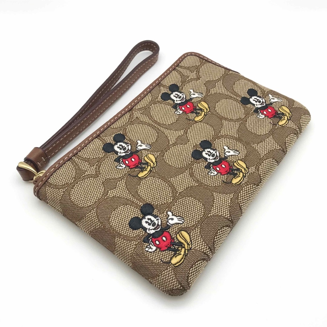 DISNEY X COACH コラボ コーナージップリストレット ミッキー 新品