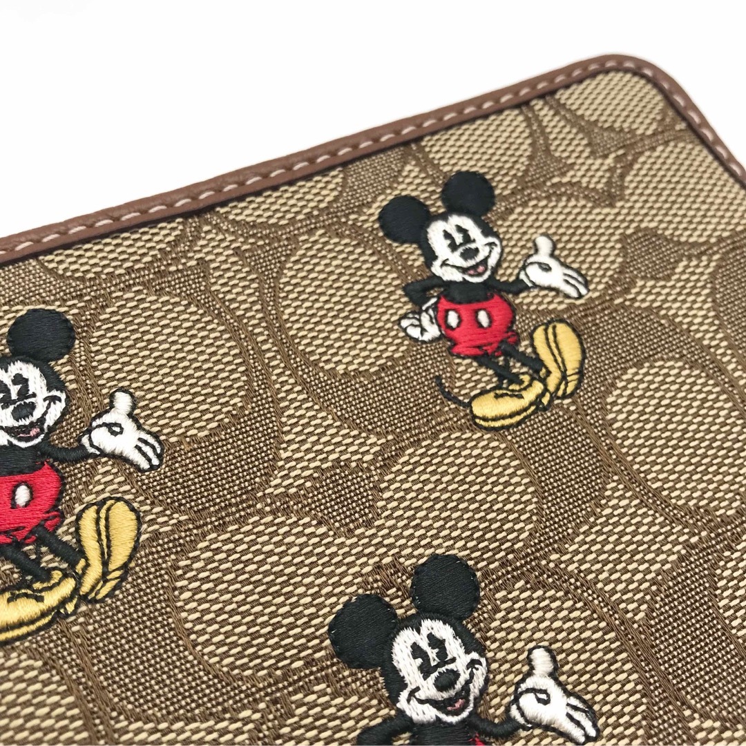 DISNEY X COACH コラボ コーナージップリストレット ミッキー 新品