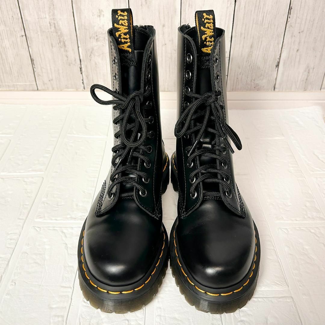 Dr.Martens(ドクターマーチン)の【美品】ドクターマーチン 1490 BEX W/ZIP 10ホール ブーツ　箱付 レディースの靴/シューズ(ブーツ)の商品写真