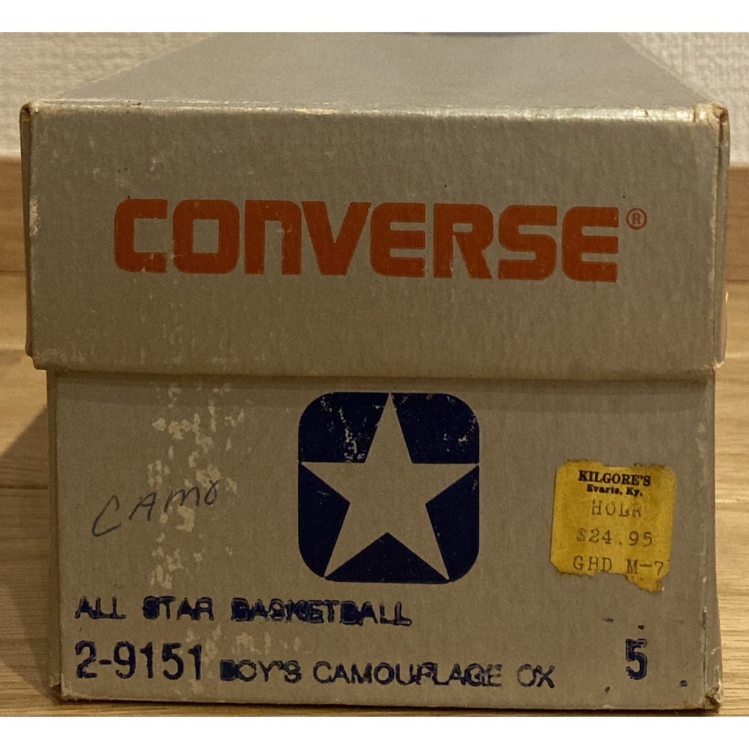 ALL STAR（CONVERSE）(オールスター)の美品‼️コンバース　オールスター　USA製　24cm 迷彩　83 camo 銀箱 メンズの靴/シューズ(スニーカー)の商品写真