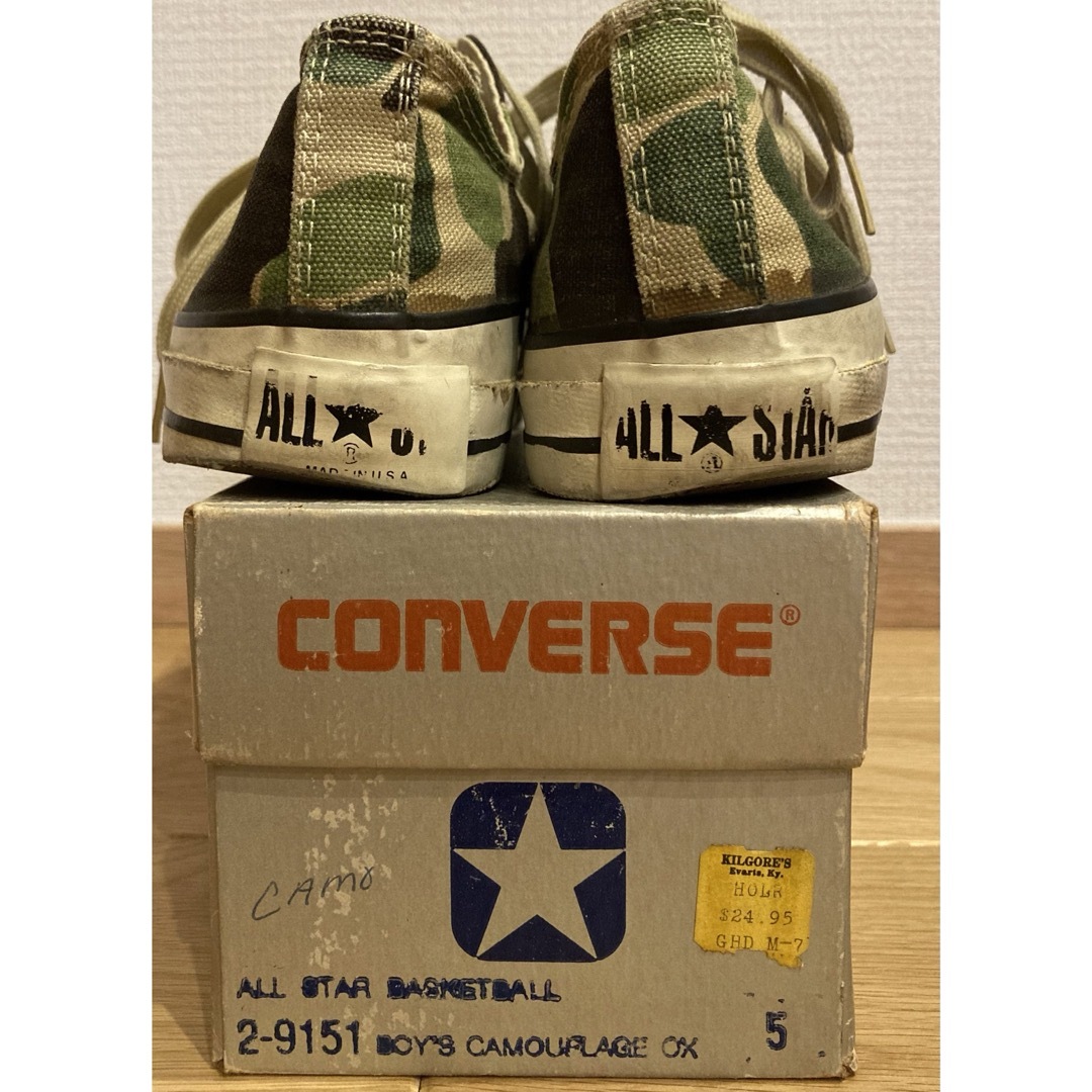 ALL STAR（CONVERSE）(オールスター)の美品‼️コンバース　オールスター　USA製　24cm 迷彩　83 camo 銀箱 メンズの靴/シューズ(スニーカー)の商品写真