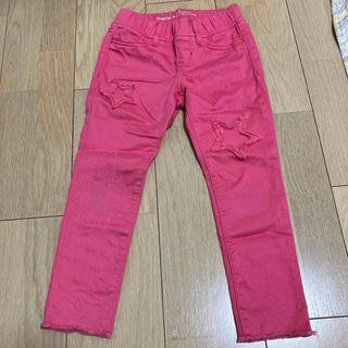 ギャップキッズ(GAP Kids)のGap Kids ギャップキッズ デニムパンツ　ピンク120cm ダメージ風星柄(パンツ/スパッツ)