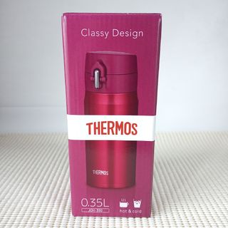 サーモス(THERMOS)の【新品未使用品】0.35L ワインレッド 真空断熱ケータイマグ(水筒)サーモス(弁当用品)