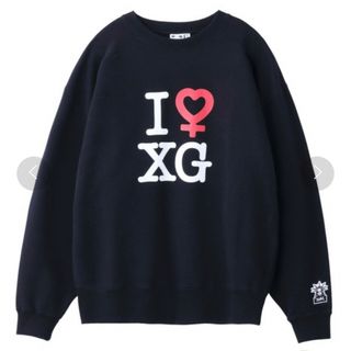 エックスガール(X-girl)のX-girl スウェットFEMINISM CREW SWEAT TOP(トレーナー/スウェット)