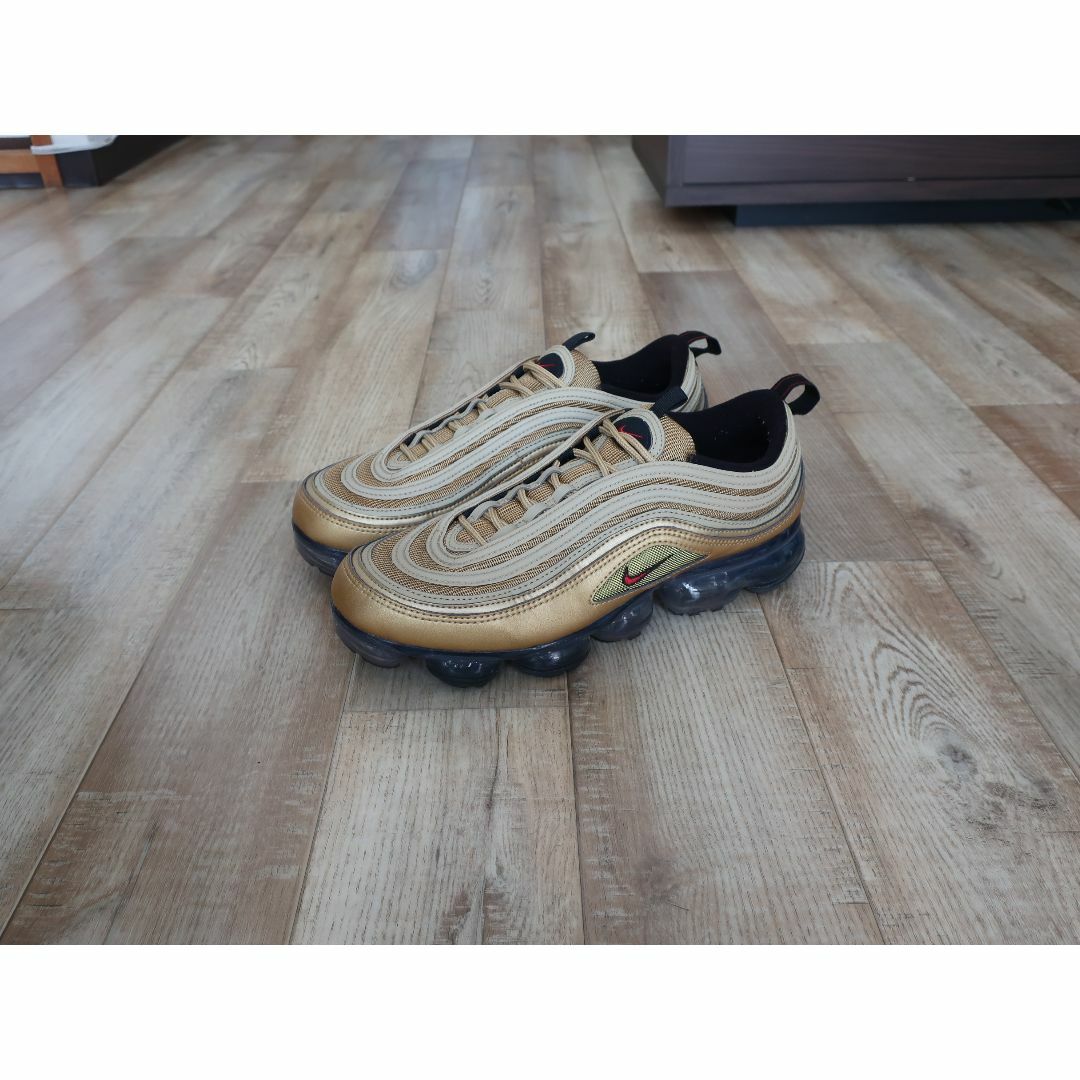 新品27cmナイキ エア ヴェイパーマックス 97 メタリックゴールド Nike