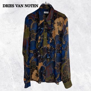 ドリスヴァンノッテン(DRIES VAN NOTEN)の【希少】DRIES VAN NOTEN ボタニカル フラワー フリルシャツ(シャツ)