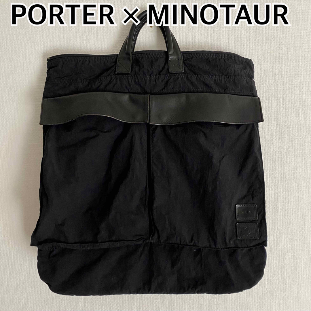 PORTER(ポーター)の【タグ付き・PORTER×MINOTOR】ヘルメットバッグ メンズのバッグ(ショルダーバッグ)の商品写真