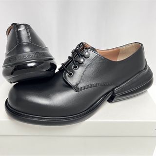 マルタンマルジェラ(Maison Martin Margiela)の43 新品 メゾンマルジェラ エアバッグ レザー シューズ ブラック 黒(ドレス/ビジネス)