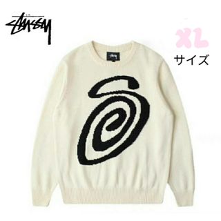 ステューシー(STUSSY)のSTUSSY XLサイズ ステューシー ベージュ ニットセーター (ニット/セーター)