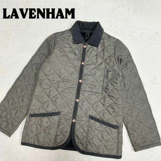 ラベンハム(LAVENHAM)のLAVENHAM ラベンハム　キルティングジャケット　グリーン　UK36(その他)