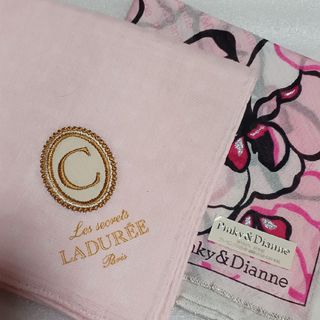 ラデュレ(LADUREE)の値下げ📌ラデュレ&ピンキー&ダイアン☆大判ハンカチ２枚セット(ハンカチ)