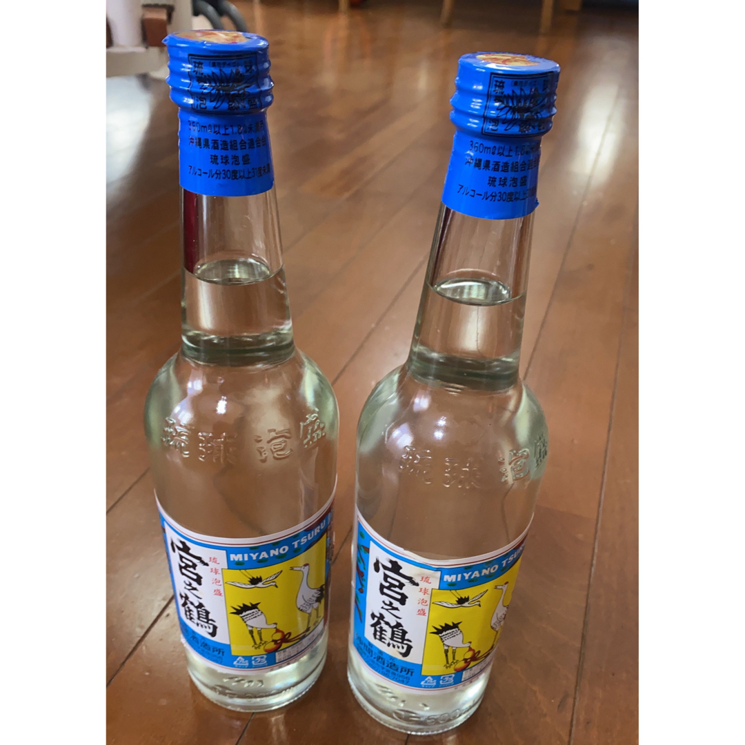 泡盛 宮の鶴 30度 600ml 12年物　2本