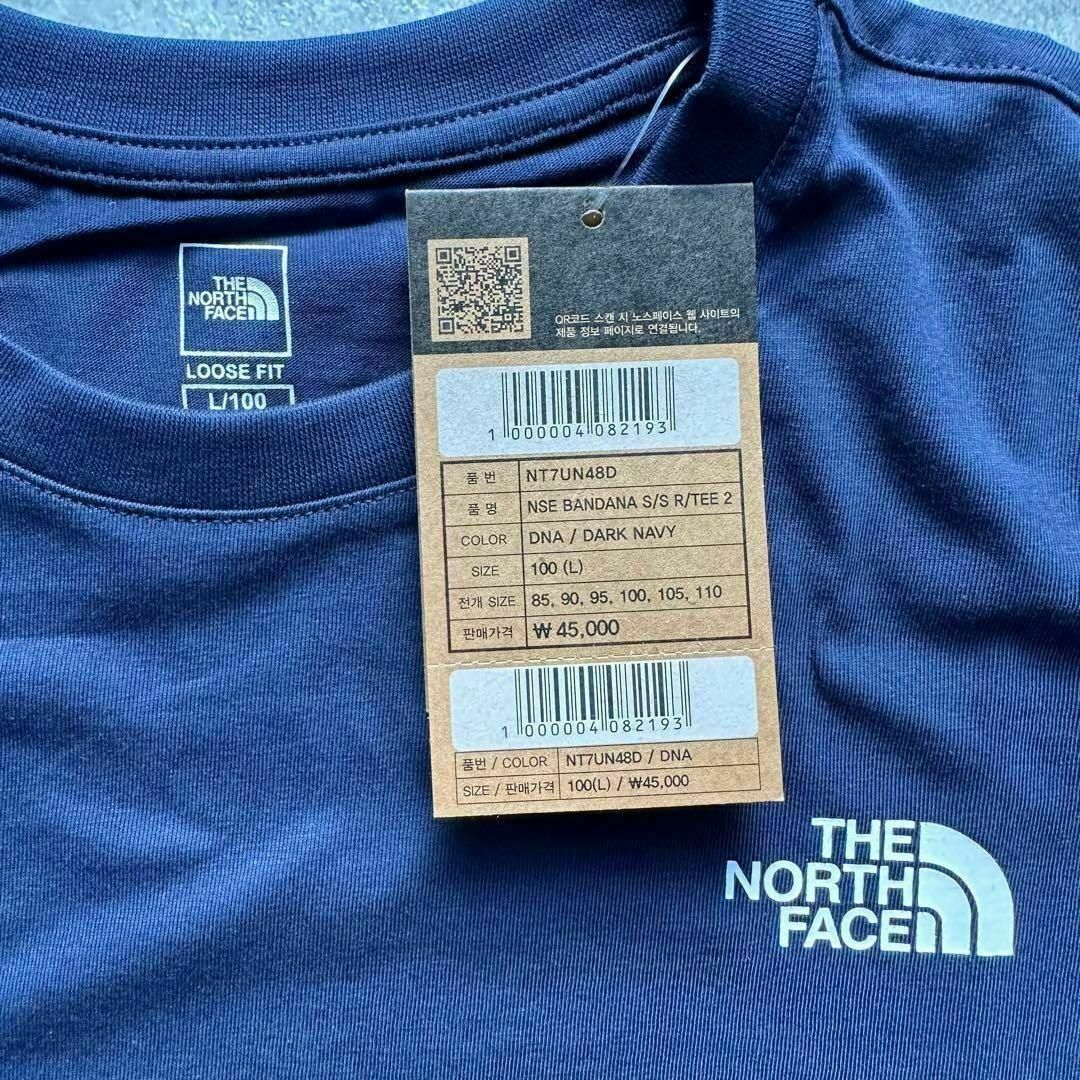 THE NORTH FACE - 新品 ノースフェイス Tシャツ ダークネイビー L ...