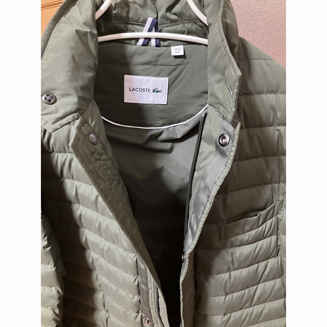 美品 80's LACOSTE 文字ワニ ブルゾン 中綿入りナイロン生地
