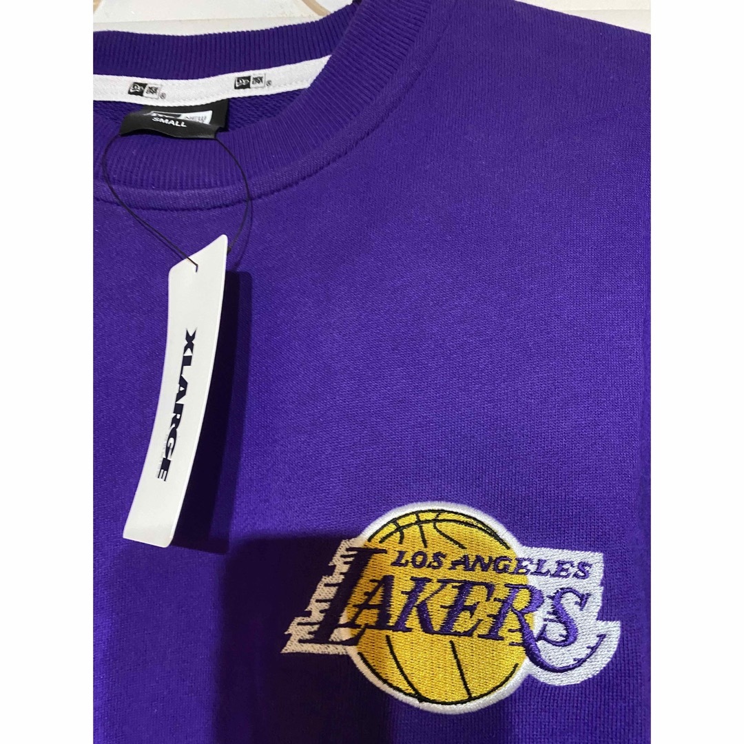 【即完モデル】XLARGE トレーナー L レイカーズ ニューエラNBA