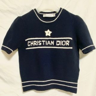 極美品] Dior ディオール 半袖ニット セーター トップス カシミア-