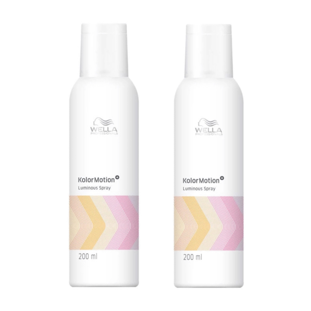 WELLA(ウエラ)の【新品未使用】カラーモーション ルミナススプレー 200ml  2本 コスメ/美容のヘアケア/スタイリング(ヘアスプレー)の商品写真