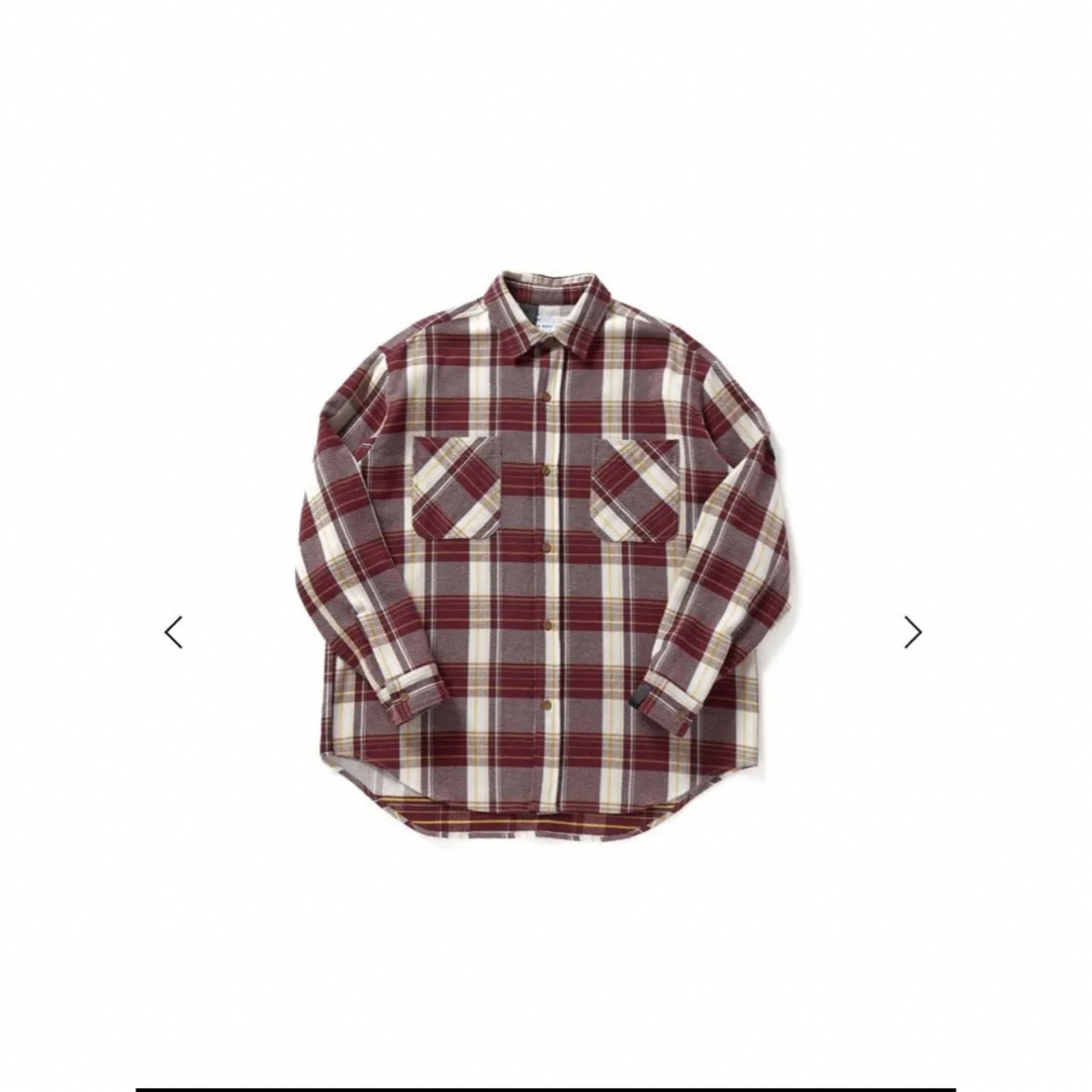 【新品未使用】N.HOOLYWOOD × BICMAC SHIRT red 36