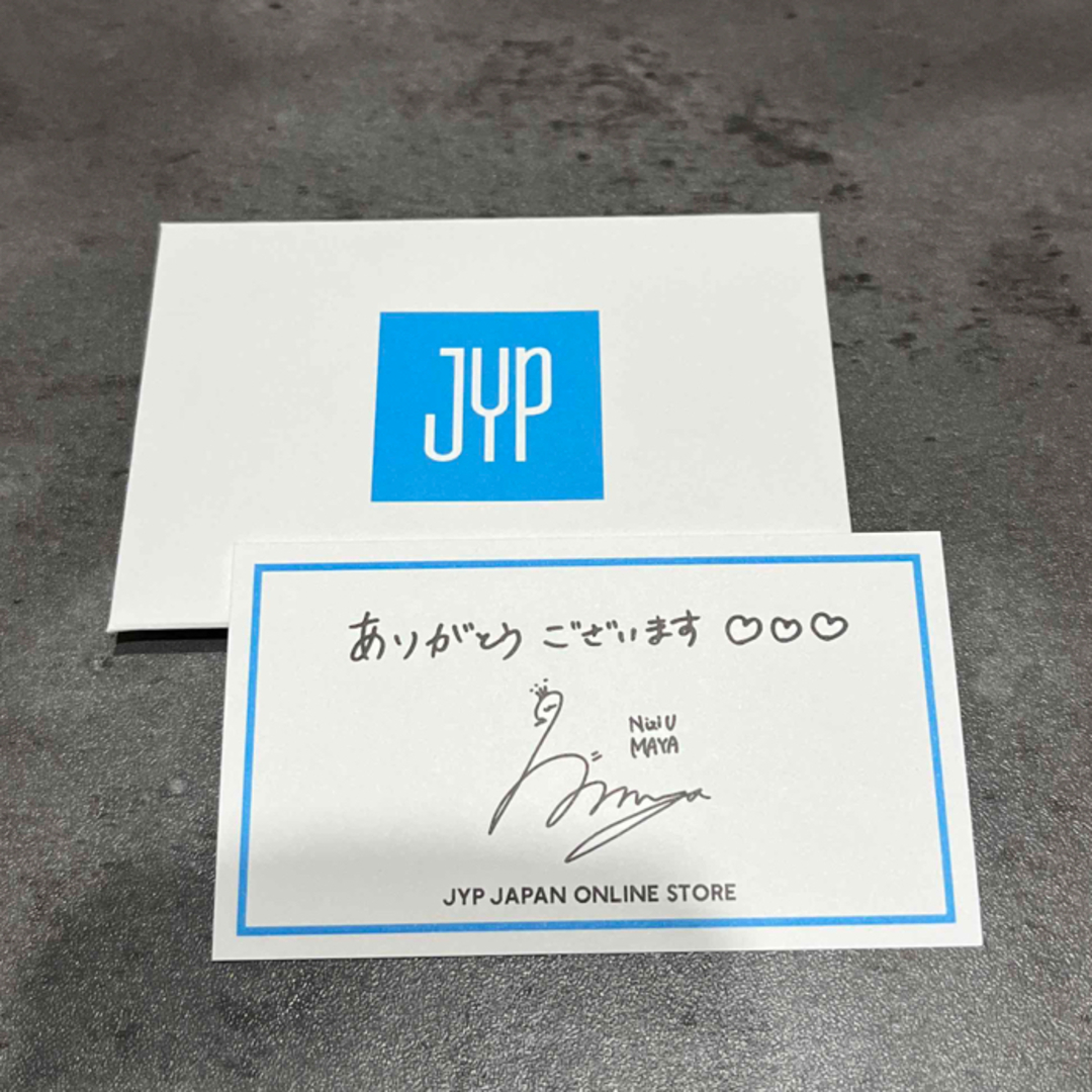 NiziU(ニジュー)のJYP NiziU マヤ メッセージカード エンタメ/ホビーのタレントグッズ(アイドルグッズ)の商品写真