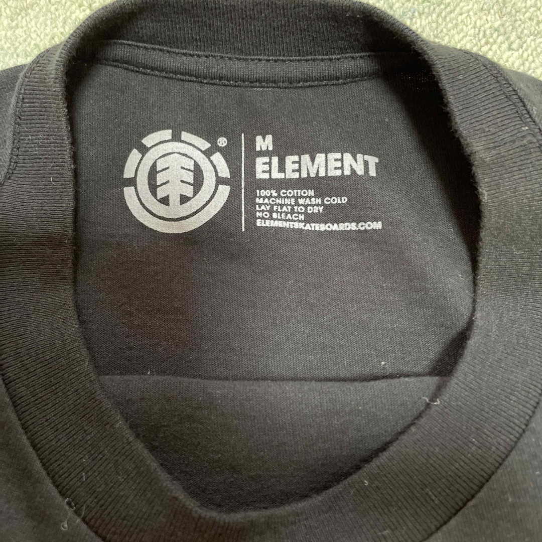 ELEMENT(エレメント)のELEMENT   Tシャツ　黒　Mサイズ　　　　　　　　　　　　　　エレメント メンズのトップス(Tシャツ/カットソー(半袖/袖なし))の商品写真