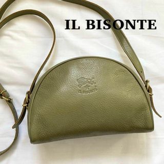 希少】IL BISONTE ショルダーバッグ ライトブラウン 斜め掛け 可愛い-