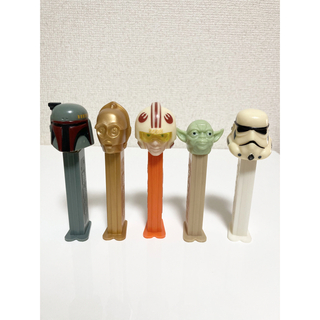 レゴスターウォーズ(レゴ スター・ウォーズ)のPEZ★スターウォーズ★5体セット(キャラクターグッズ)