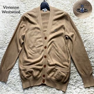 ヴィヴィアンウエストウッド イタリア製 カーディガン M アイボリー系 Vivienne Westwood メンズ   【230909】