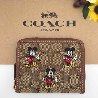 新品 ❤️COACH 財布 スモール ジップ  ラウンド型