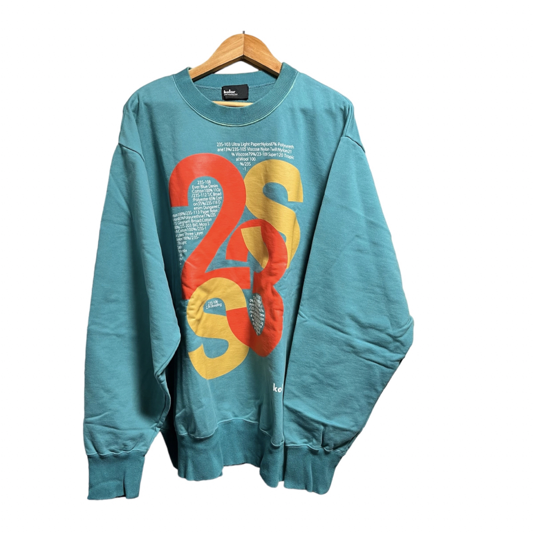 kolor  /BEAMS ロゴコットン　Sweat ロゴスエット