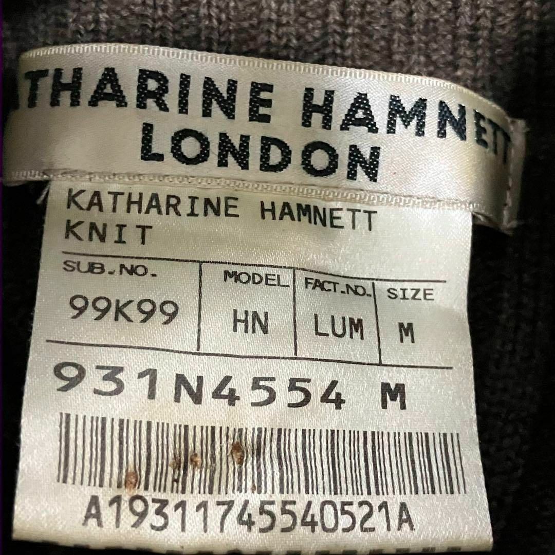 90s キャサリンハムネット ロンドン アーカイブ ニット セーター y2k