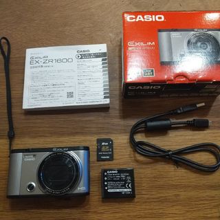 カシオ(CASIO)のCASIO EXILIM ZR1600 シルバー 訳あり(コンパクトデジタルカメラ)