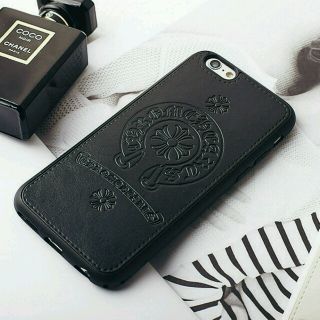 Chrome Hearts ブラック Iphone7 スマホケース最新クロムハーツデザインの通販 ラクマ