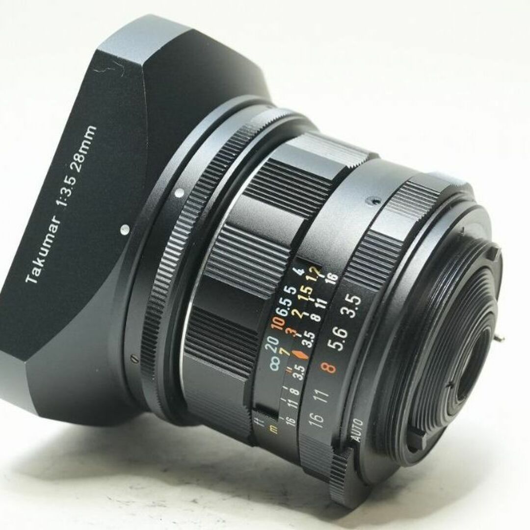 PENTAX(ペンタックス)のSuper-Multi-Coated TAKUMAR 28mmm F3.5 スマホ/家電/カメラのカメラ(レンズ(単焦点))の商品写真