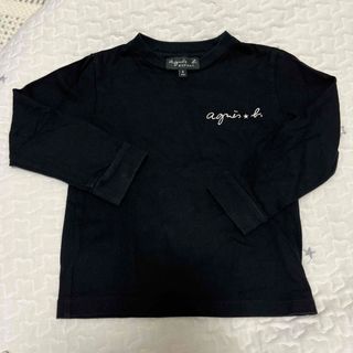 アニエスベー(agnes b.)の【美品】アニエスベー キッズロゴTシャツ 4ans(Tシャツ/カットソー)