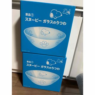 スヌーピー(SNOOPY)の【2点セット】スヌーピー　ガラスのうつわ(食器)