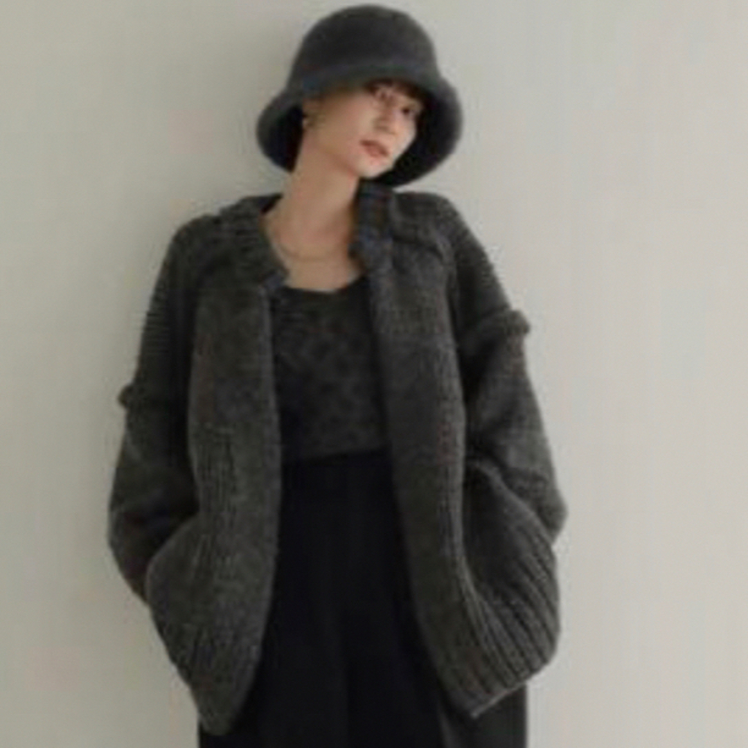 louren volume hand knit outer レディースのジャケット/アウター(その他)の商品写真