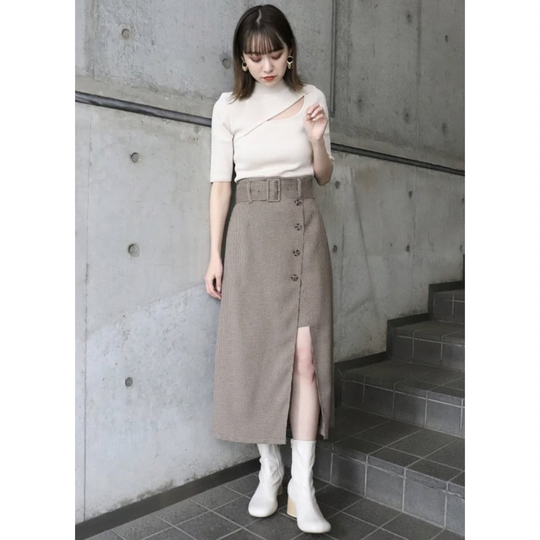 MURUA(ムルーア)のムルーア　レイヤードスカート レディースのスカート(ひざ丈スカート)の商品写真