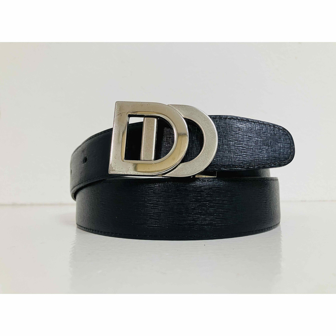 Dunhill/ダンヒル レザーベルト リバーシブル シルバー | フリマアプリ ラクマ